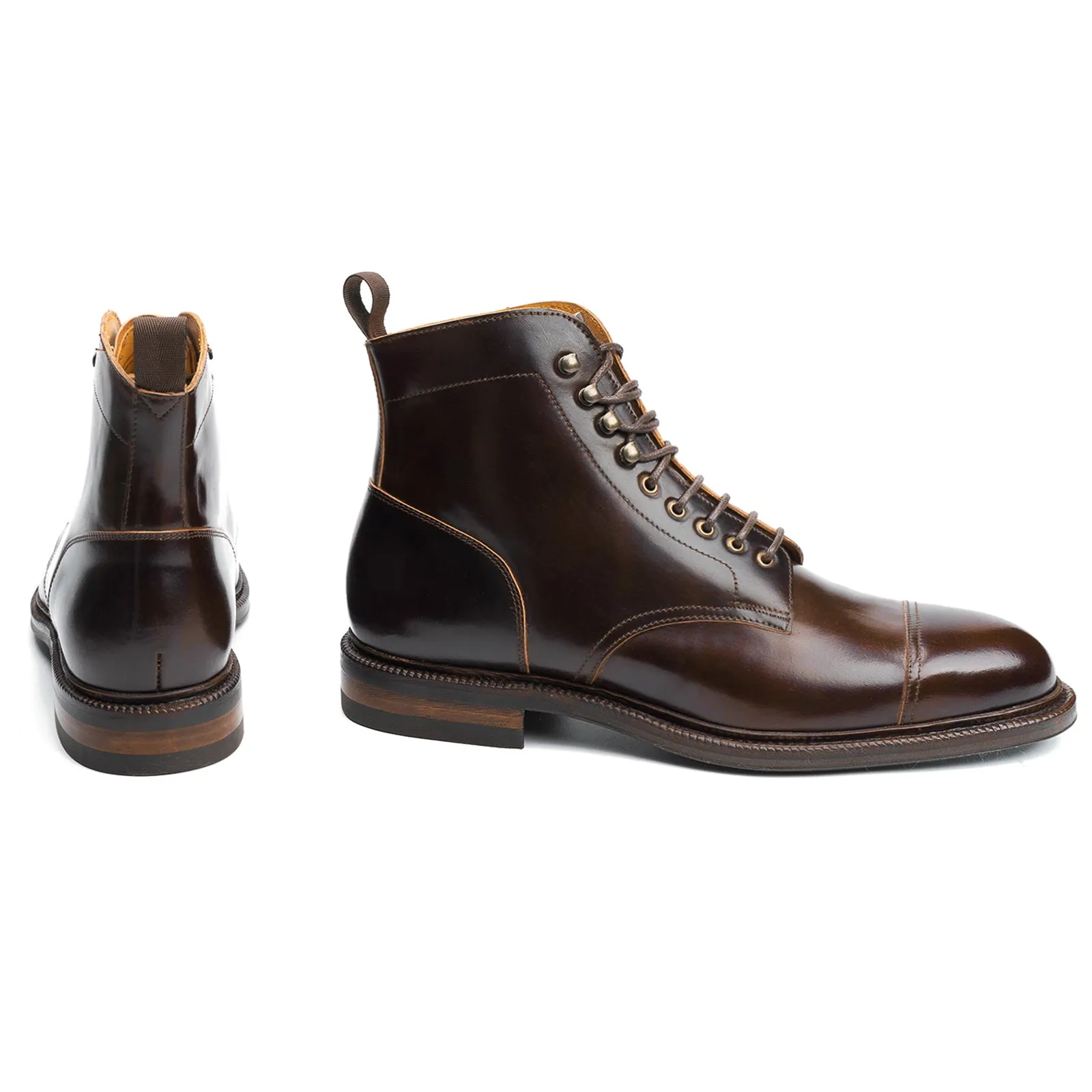 116210 - DARK COGNAC HORWEEN SHELL CORDOVAN - E (ULTRAFLEX SYSTEM)