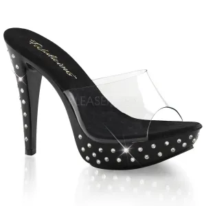 5 Inch Heel COCKTAIL-501SDT Rhinestone Studded