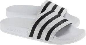 Adidas Womens Adilette Slide White Black