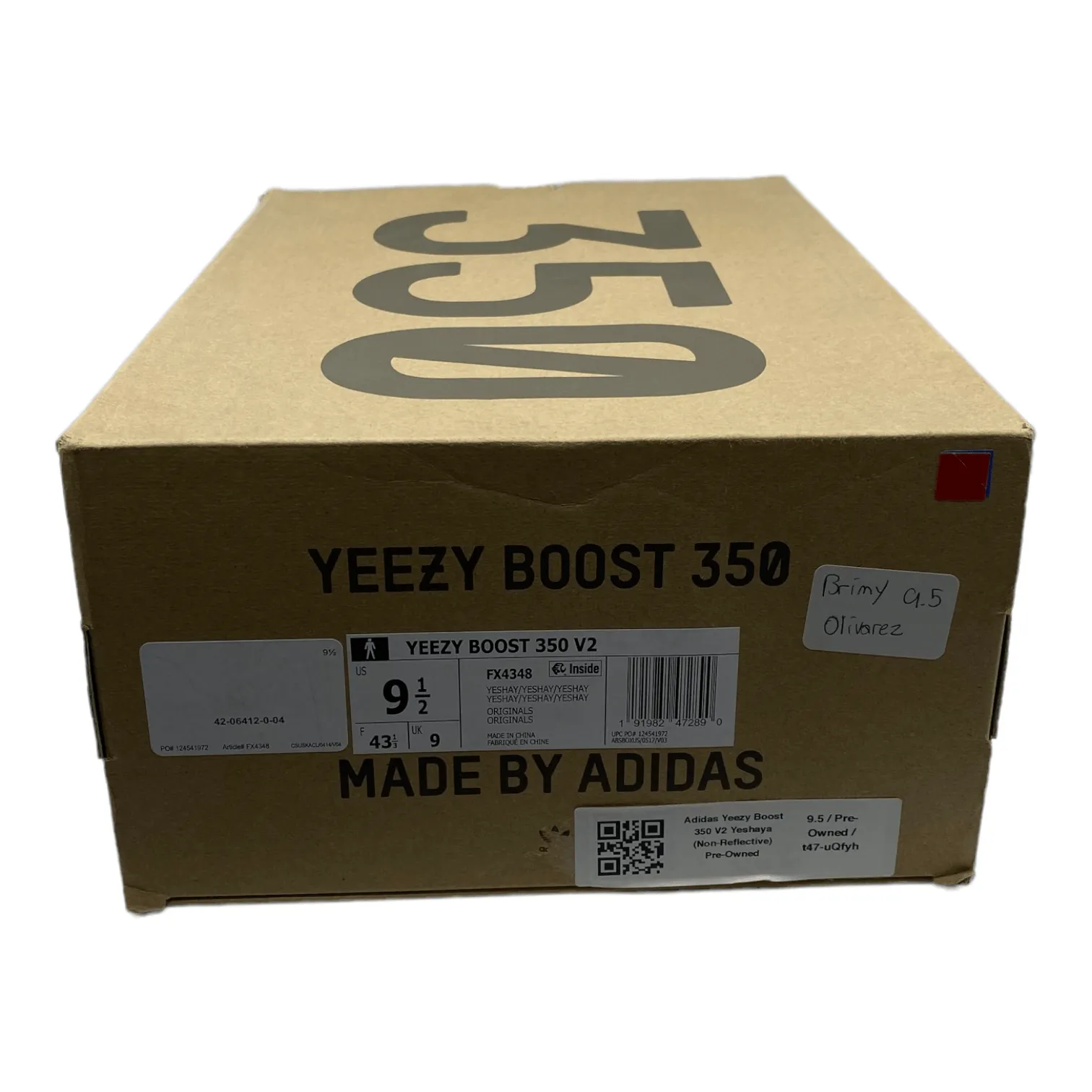 adidas Yeezy Boost 350 V2 Yeshaya (Non-Reflective) Pre-Owned