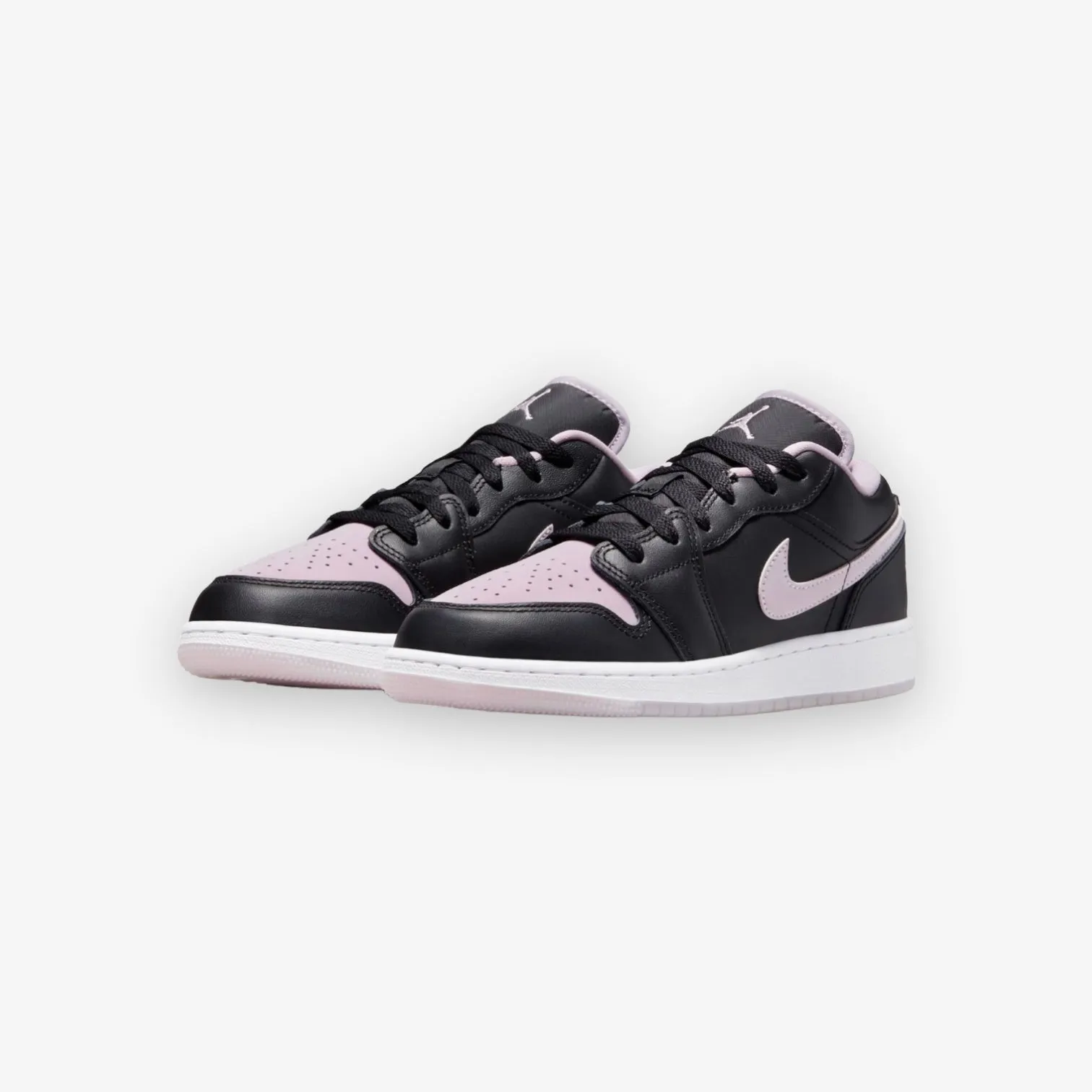 Air Jordan 1 Low SE Black Iced Lilac White GS Grade School DV1333-051