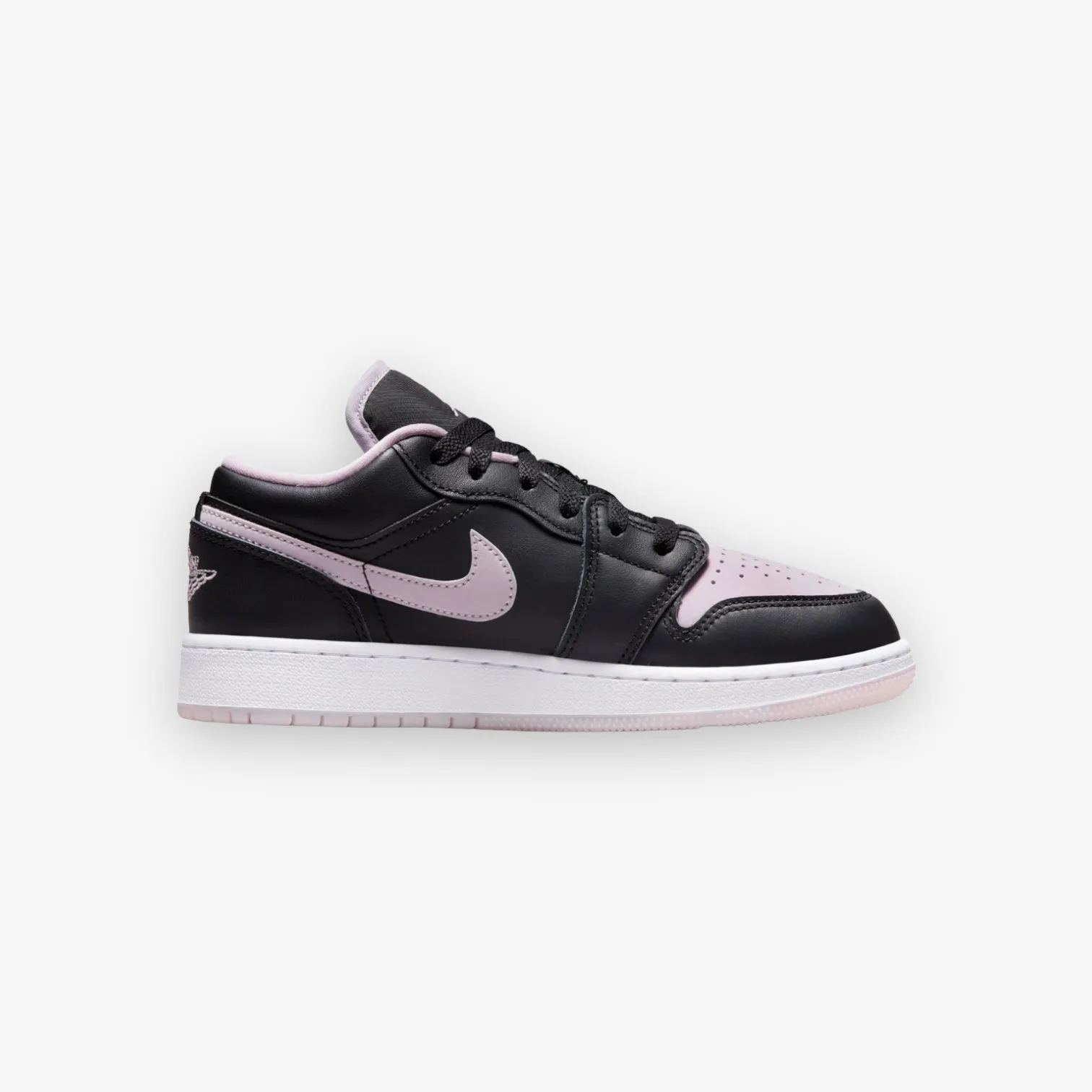 Air Jordan 1 Low SE Black Iced Lilac White GS Grade School DV1333-051