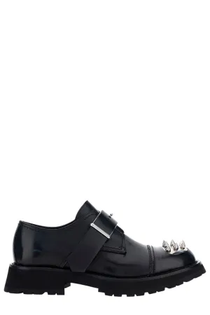 Alexander McQueen Punk Studded Detail Derby Shoes