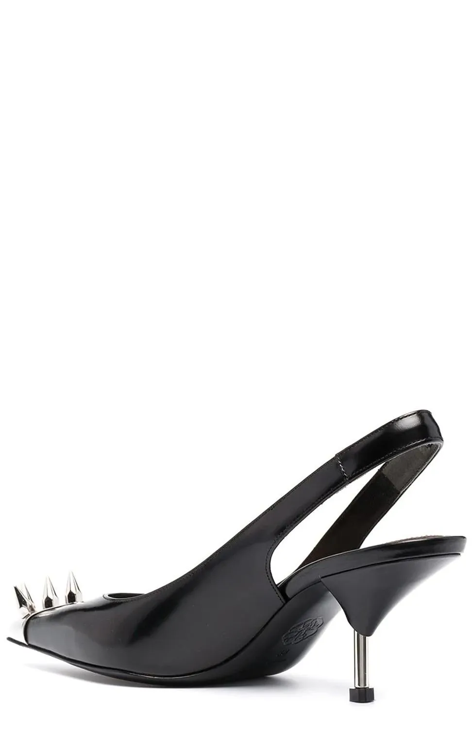 Alexander McQueen Spike Studded Slingback Pumps