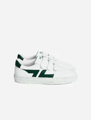 Alpha Vegan Leather Velcro Sneakers | Green