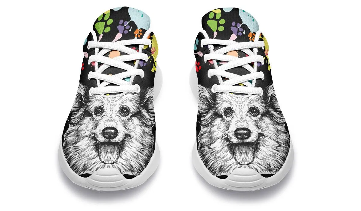 Artsy Corgi Sneakers