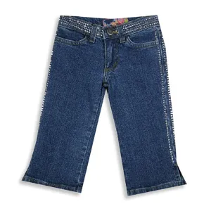 Ave Blu - Little Girls' Denim Capri