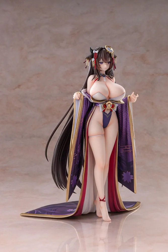 azur lane pvc statue 1/6 kashino robust floral strings ver. 27 cm  statues  anime  statue