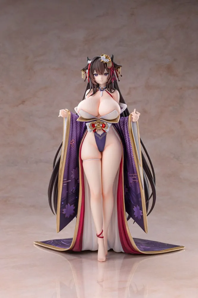 azur lane pvc statue 1/6 kashino robust floral strings ver. 27 cm  statues  anime  statue