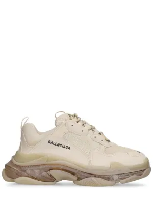 Balenciaga   Triple S clear sole sneakers 