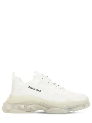 Balenciaga   Triple S clear sole sneakers 