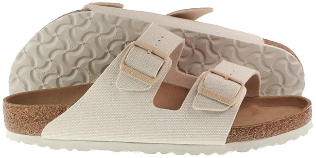 Birkenstock Mens Arizona Textile Vegan Eggshell