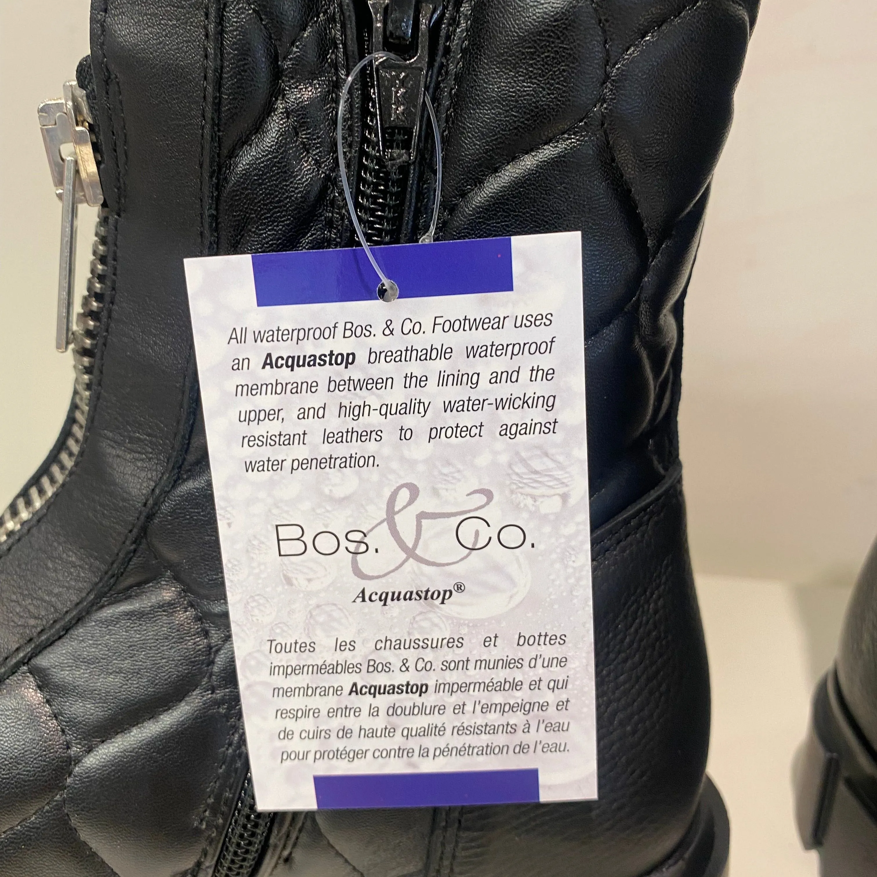 Bos & Co Quilted Waterproof Ankle Boot - Style Lane