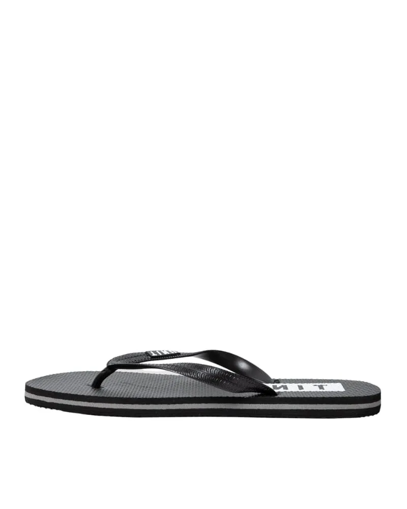 Box Flip Flops - Black/White