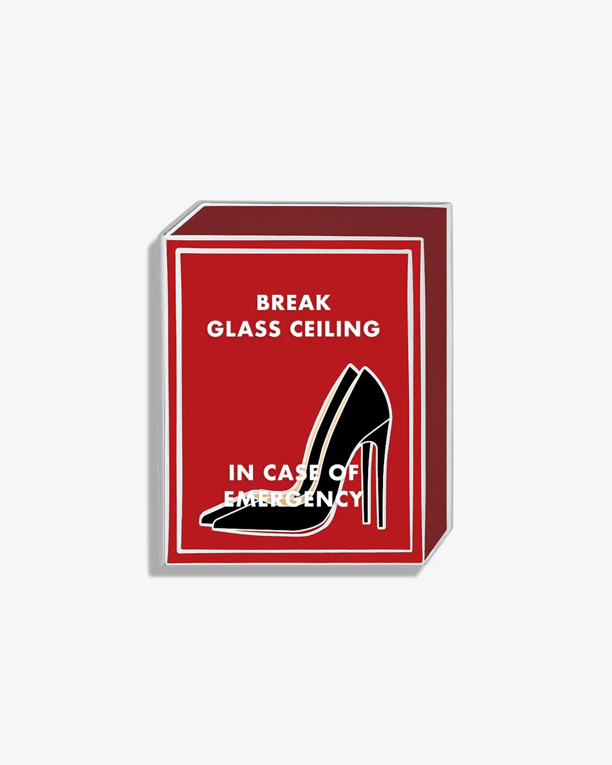 Break Glass Ceiling (Stilettos) Lapel Pin