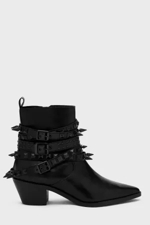 Callista Boots [BLACK STUD]