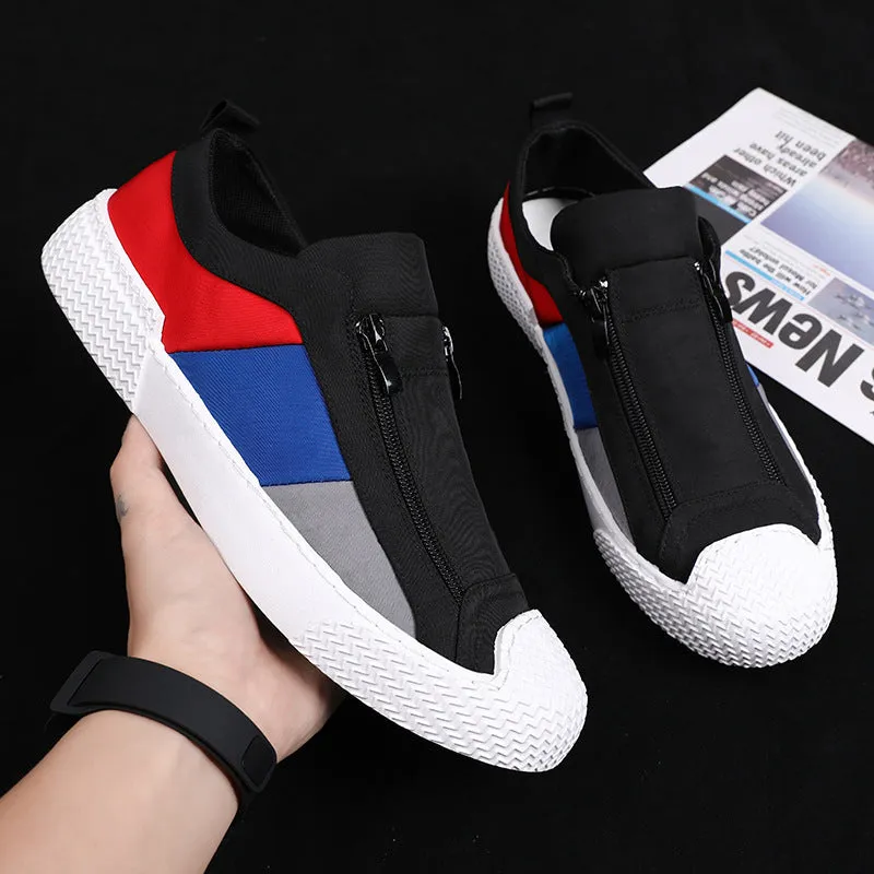 Casual Shoes Men Breathable Canvas Shoes  New Fashion Men Flats Trending Sneakers Men Slip on Loafers