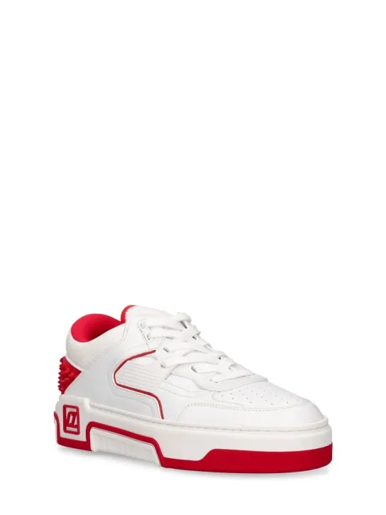 Christian Louboutin   Astroloubi leather low top sneakers 