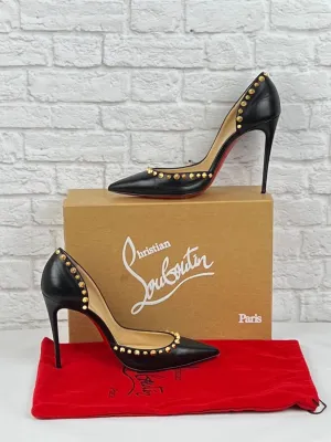 Christian Louboutin Iriza 100 MM Pump, Black, New, Size US 8.5/39