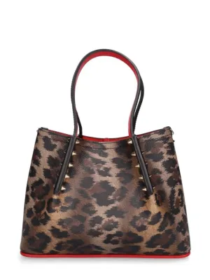 Christian Louboutin   Mini Cabarock printed leather bag 