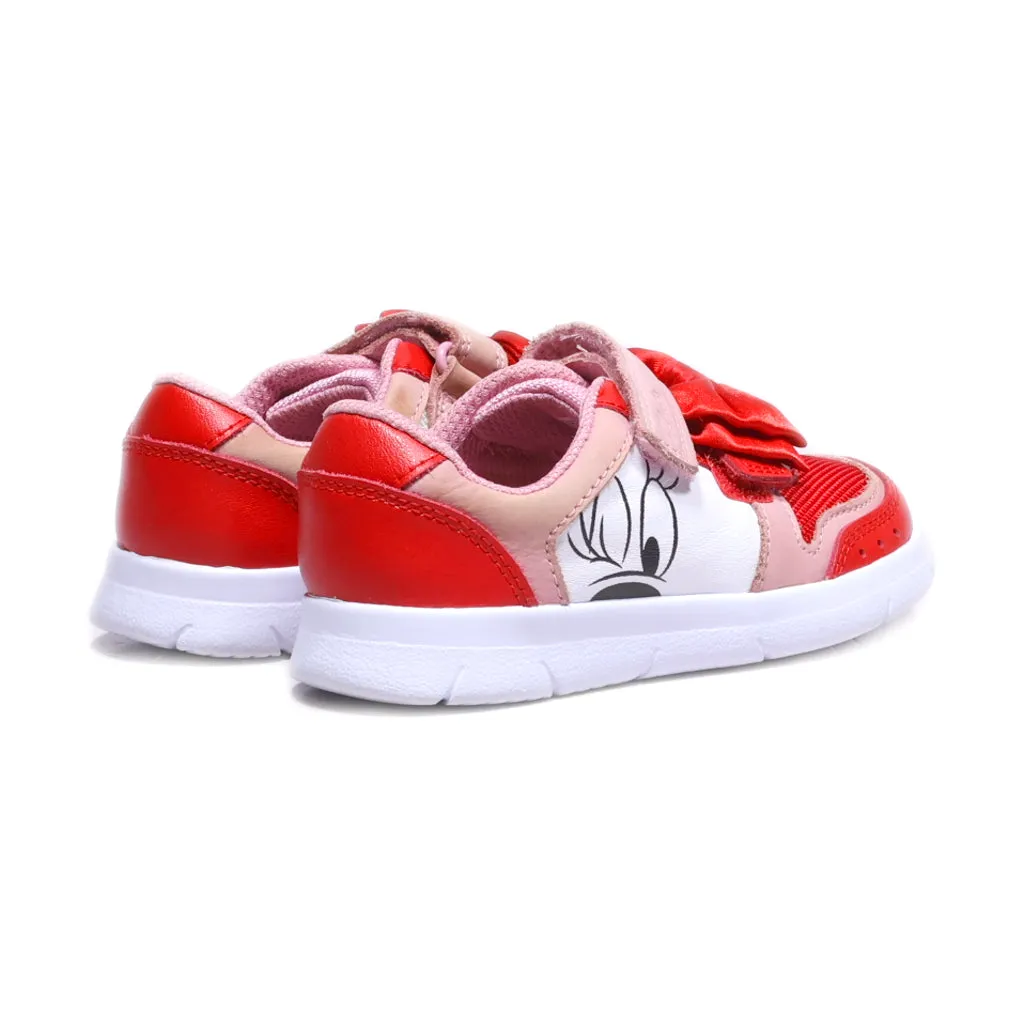 Clarks Ath Stream Sneakers Leather Red Colour For Kids