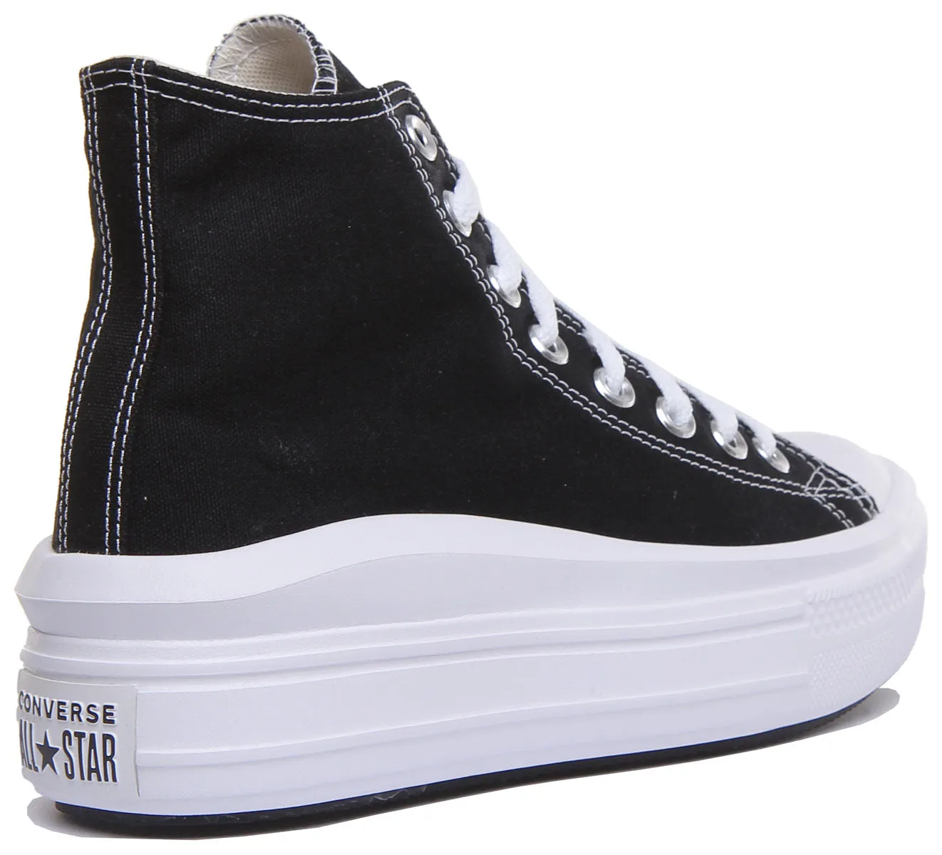 Converse 568497C CT All Star Hi Trainer In Black White For Women