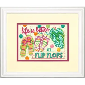 Dimensions Kit, Flip Flops- 17.7x12.7cm