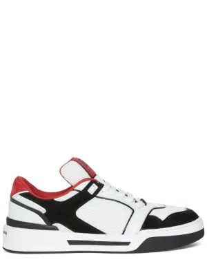 Dolce&amp;Gabbana   New Roma mesh &amp; suede sneakers 