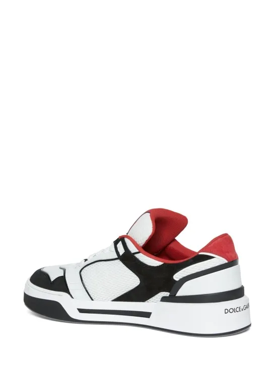 Dolce&amp;Gabbana   New Roma mesh &amp; suede sneakers 