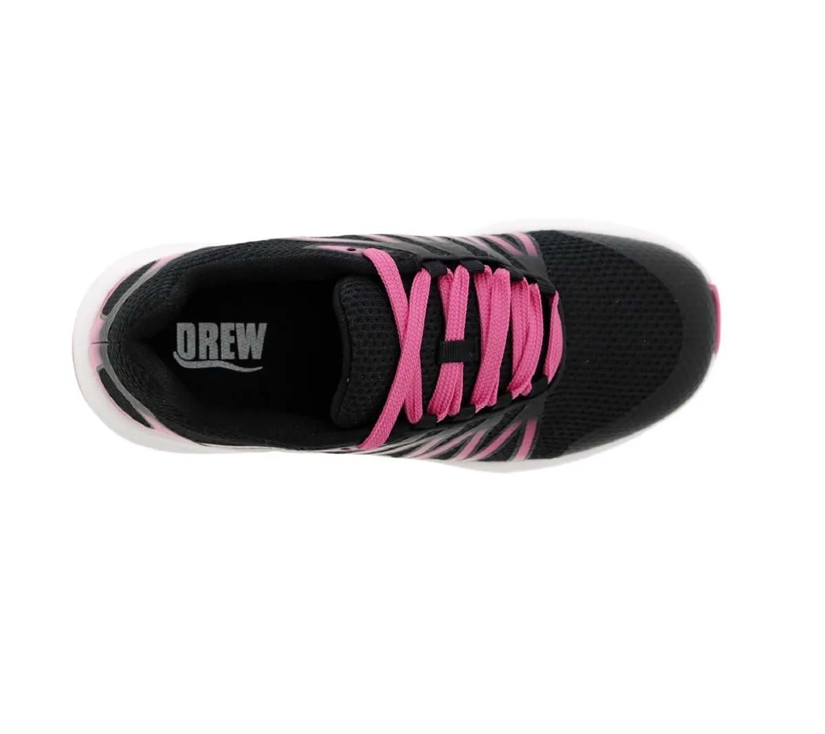 Drew Balance Women's Sneaker In Black/Pink Combo