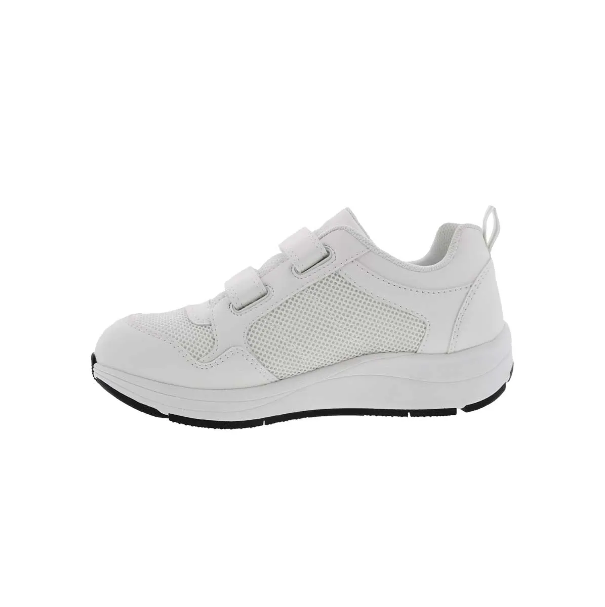 Drew Contessa Women Hook And Loop Sneaker In White Combo