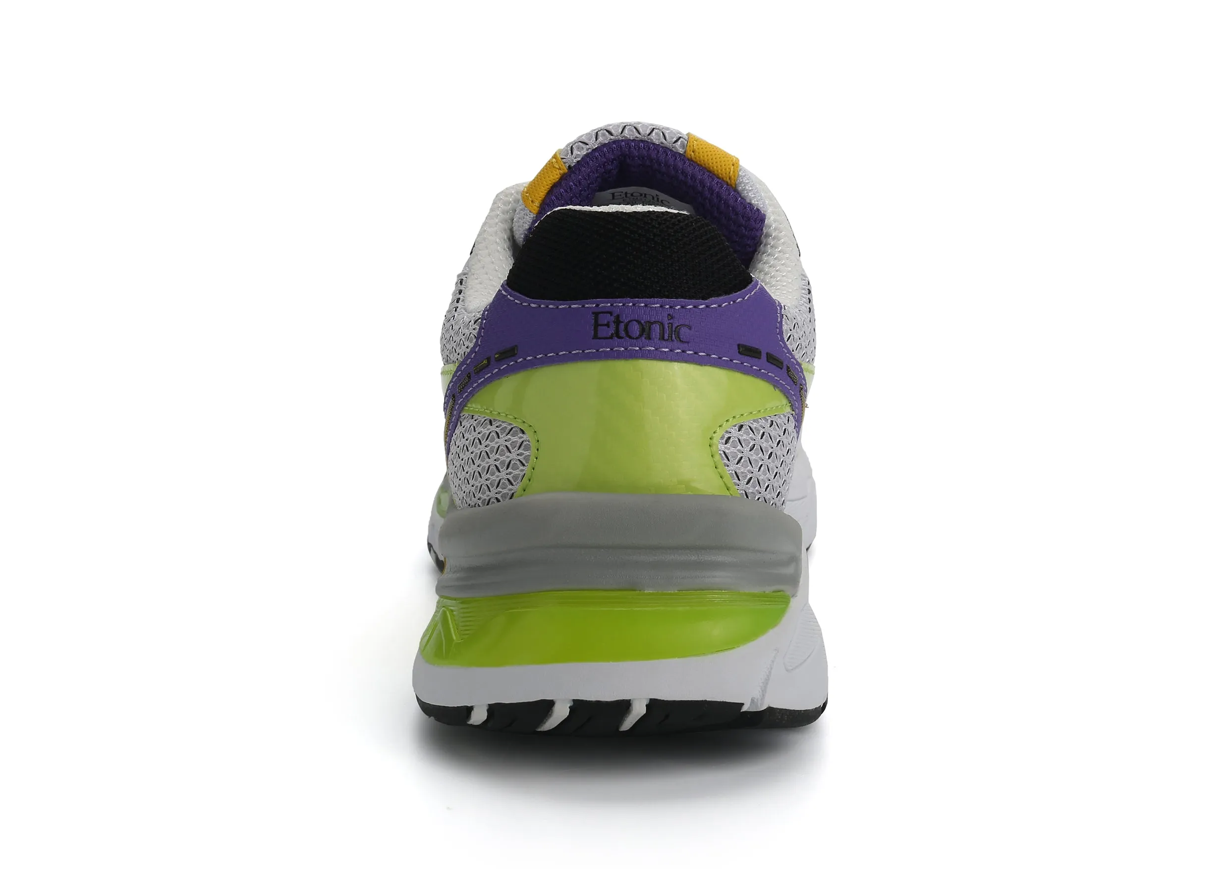 Etonic Kendari 3.0 sneakers in white leather, grey beige mesh and multi-color inserts.