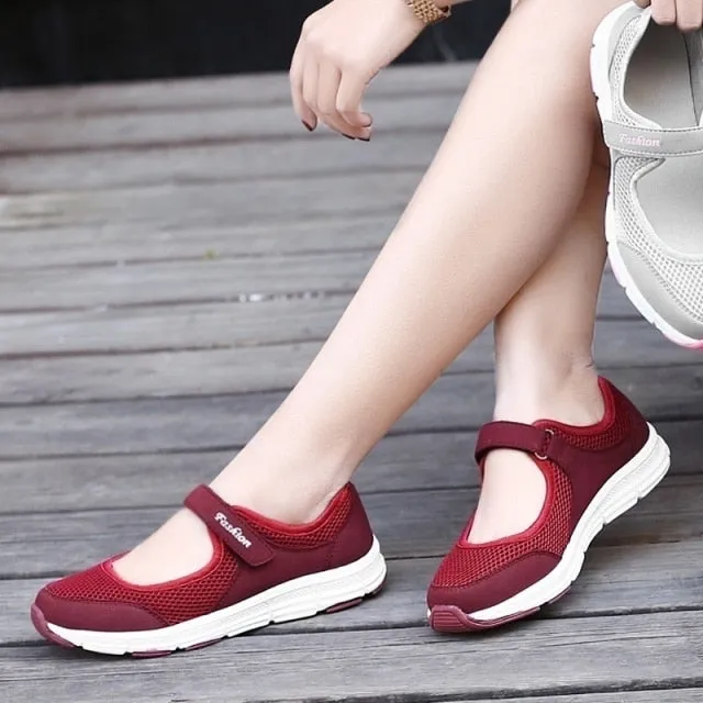 Fashion Women Sneakers Casual Shoes Female Mesh  Summer Shoes Breathable Trainers Ladies Basket Femme Tenis Feminino