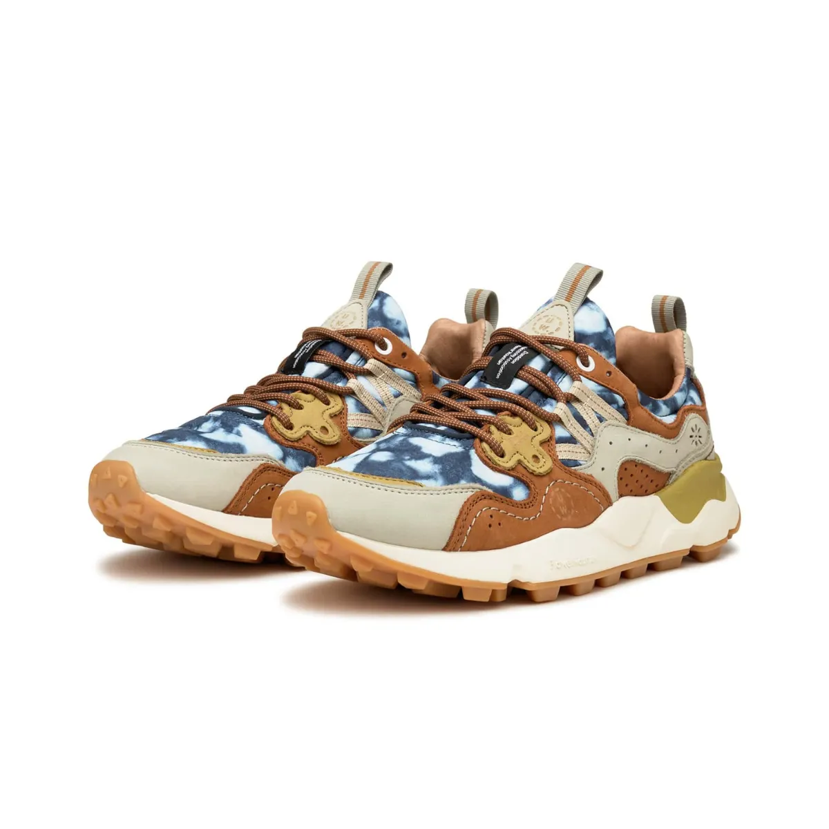 flower mountain x universal works Yamano 3 Uni Uw Navy-Brown (men)