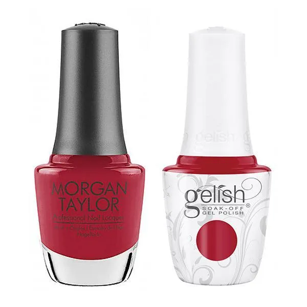 Gelish & Morgan Taylor Combo - Stilettos In The Snow