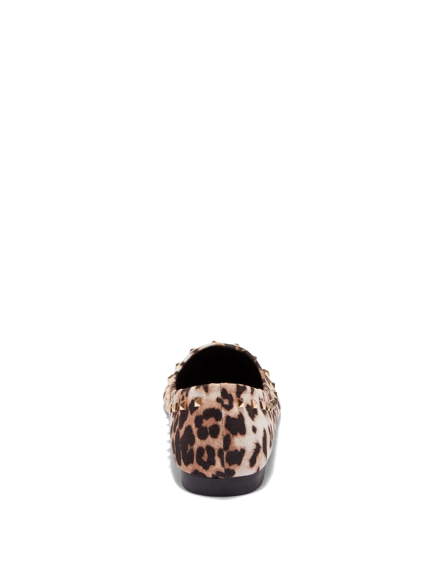 Harper Studded Flat - Leopard-Print