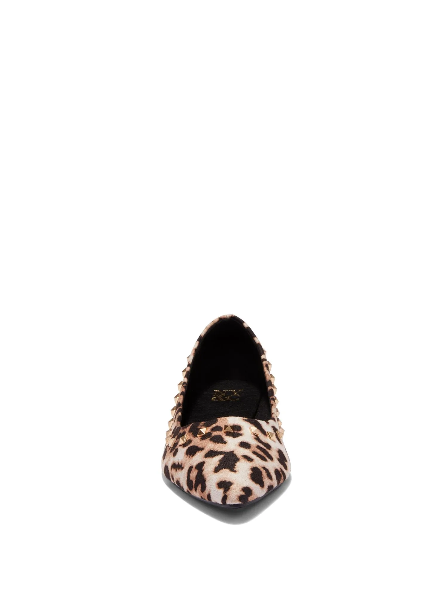 Harper Studded Flat - Leopard-Print