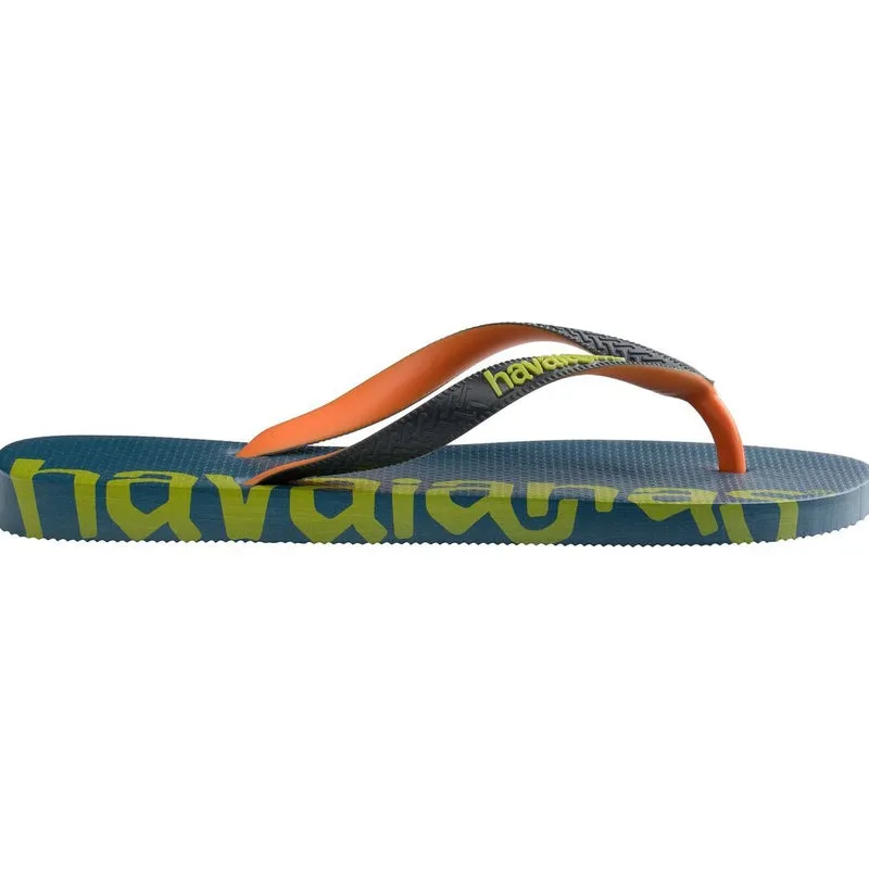 Havaianas Logomania Hightech Mens FlipFlops - Petroleum