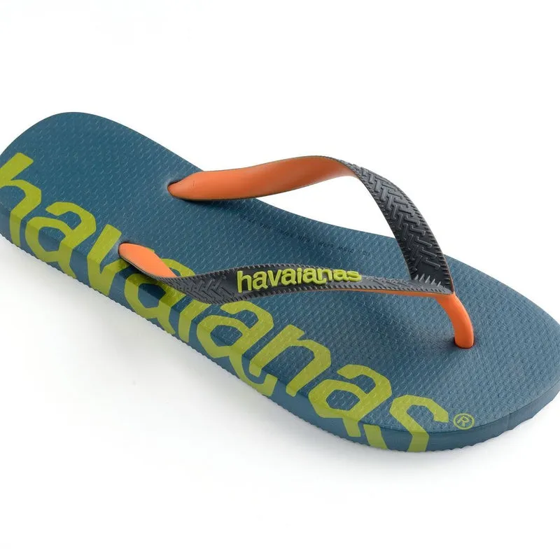 Havaianas Logomania Hightech Mens FlipFlops - Petroleum