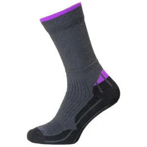 Horizon Performance Coolmax Hiker Women's Socks - Charcoal Marl/Purple