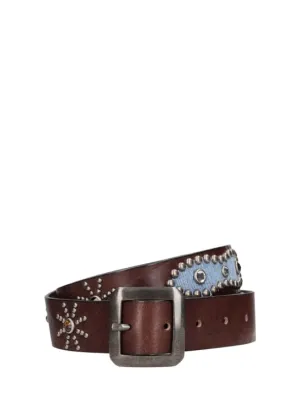 HTC Los Angeles   4cm LA Studded leather belt 