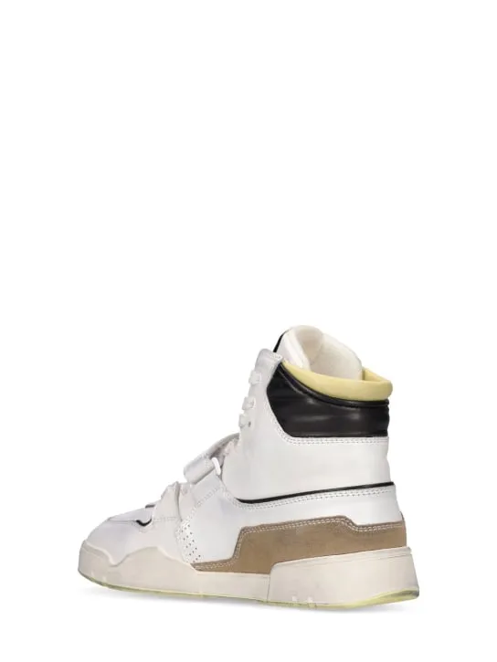 Isabel Marant   10mm Alsee-Gz leather sneakers 