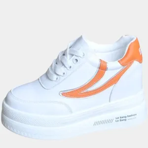 Joskaa 2024 New White Shoes Platform Sneakers