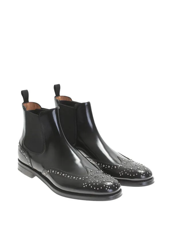 Ketsby studded leather ankle boots