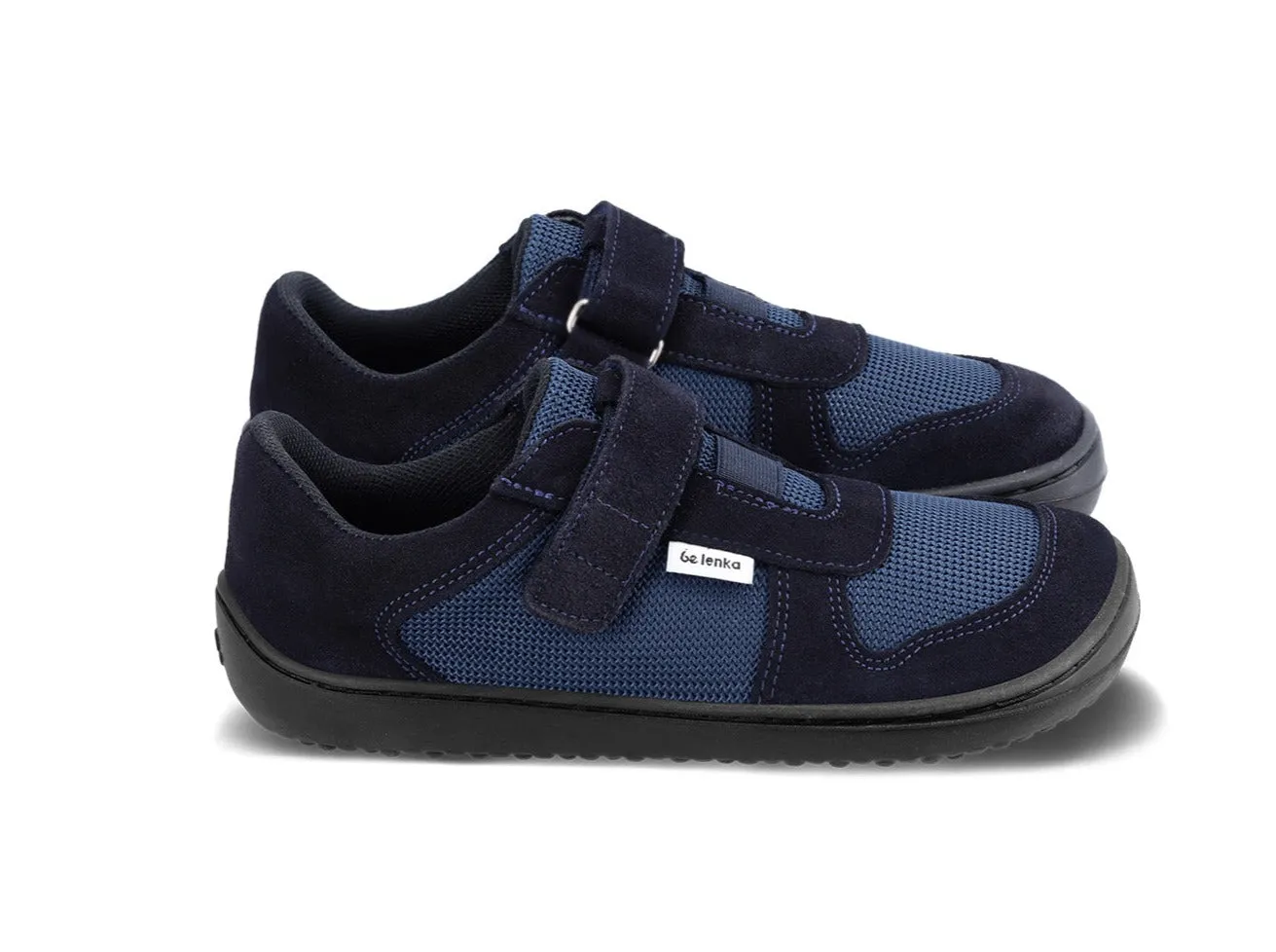 Kids barefoot sneakers Be Lenka Joy - Dark Blue & Black