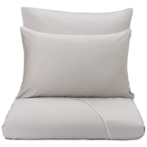 Lanton Bedding [Stone grey/White]