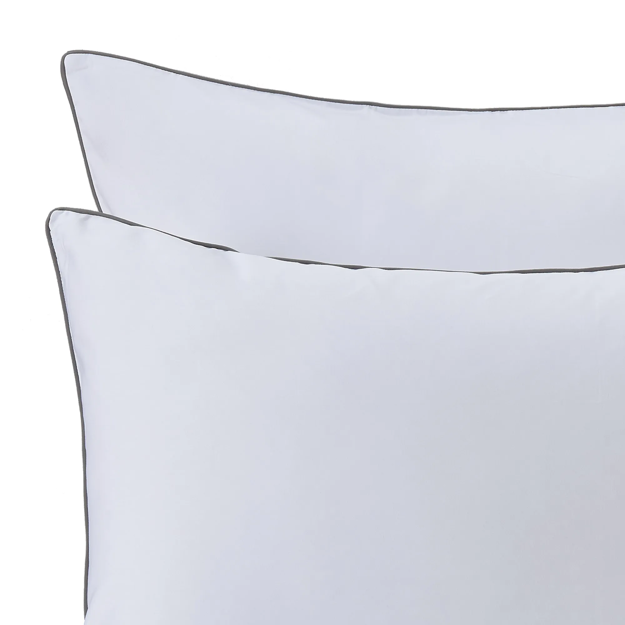 Lanton Pillowcase [White/Grey]