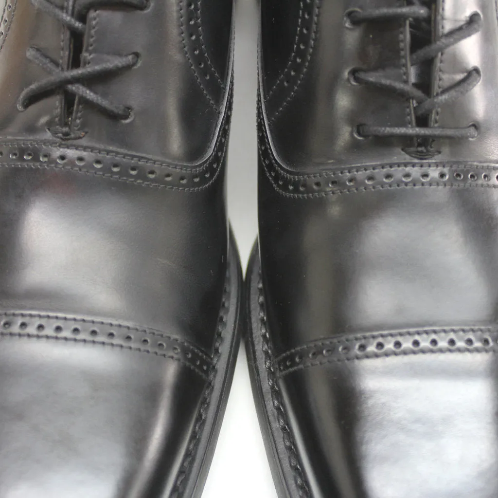 Loake Mens Shoes 263 Semi-Brogue Work Casual Oxford Lace-Up Leather - UK 8.5