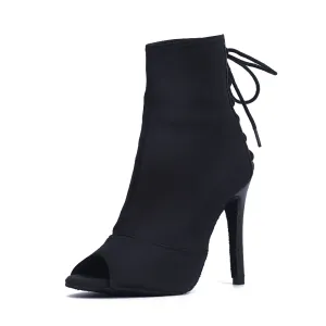 Louane noir - Talons stilettos standard - Personnalisable