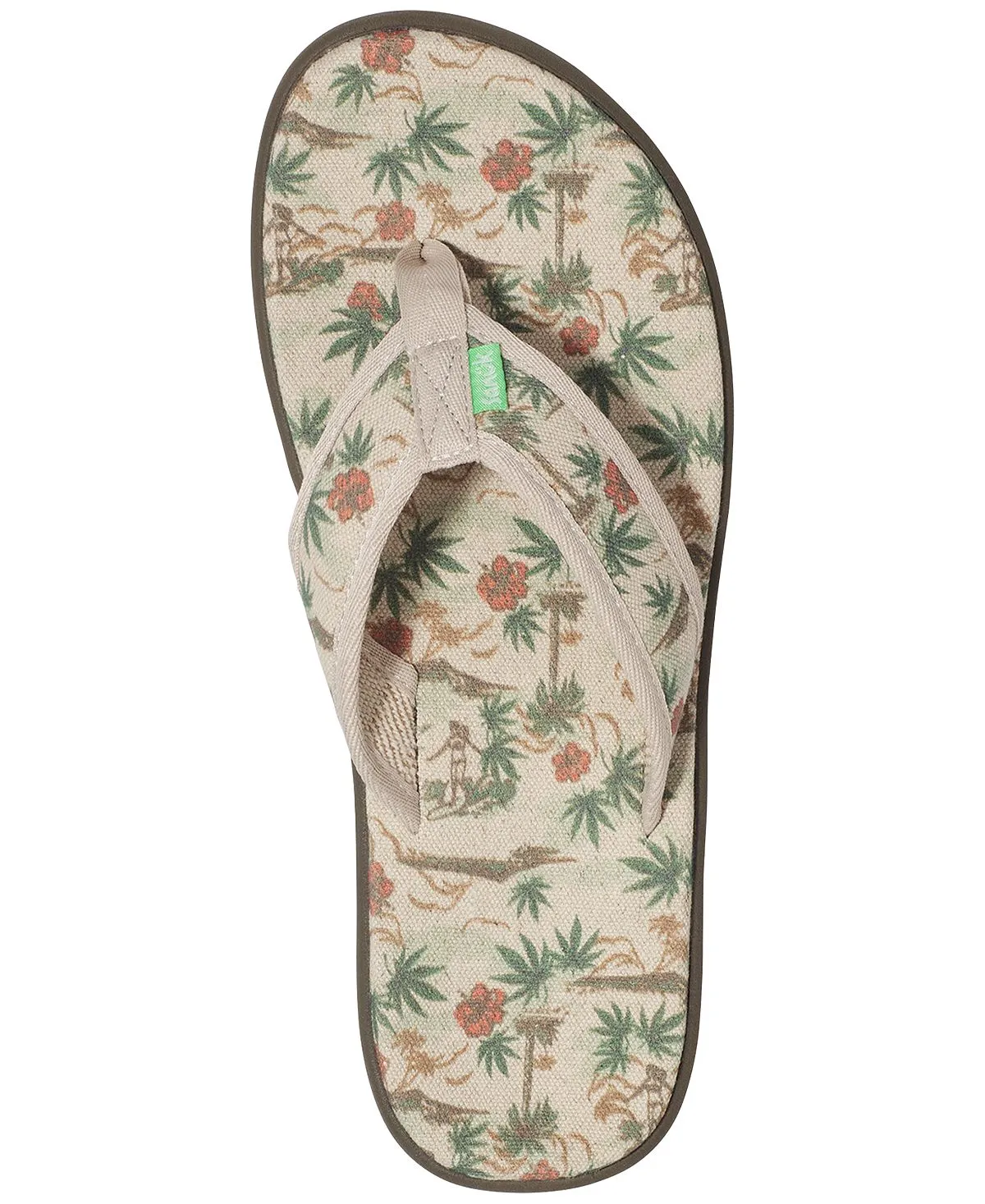 Men's Furreal Floral Sanuk Slippers